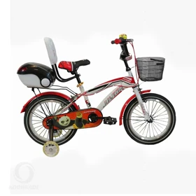 دوچرخه دخترانه کودک جونیور سایز 16 (سفید)