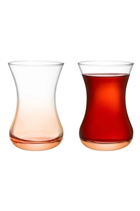 لیوان چای شیشه‌ای Madame Coco مدل Lavem Orange World - سفید