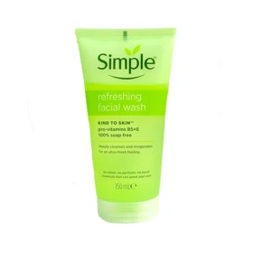 ژل شستشوی صورت سیمپل مدل SIMPLE REFRESHING FACIAL WASH