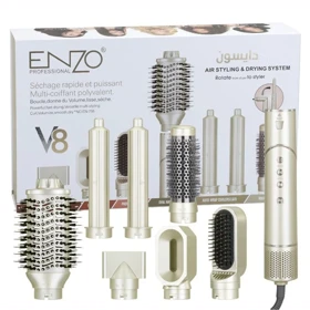 سشوار و حالت دهنده موی چندکاره انزو ENZO Professional مدل EN-755 V8