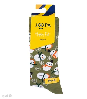 جوراب ساق‌دار Joopa جوپا طرح آدم برفی