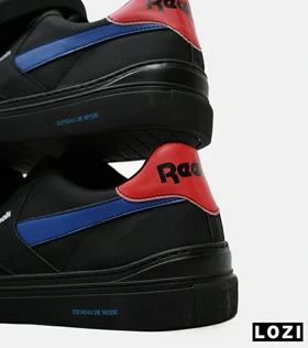کفش کتانی کلاسیک مشکی آبی Reebok Classic Leather Review