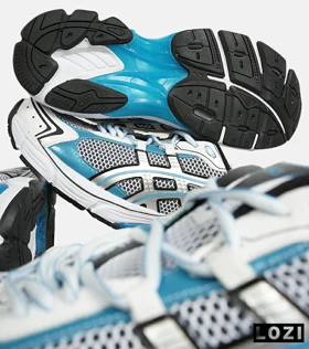 کفش کتانی بزرگ پا خاکستری آبی ASICS GT 2130