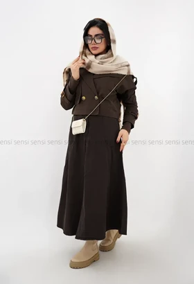 ترنچ کت کتان زارا آستر دار@کد1004696