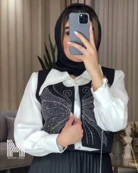 ست شومیز +ژیله پروانه