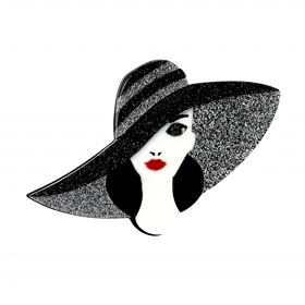 گل سینه زنانه مدل فشن کد G_Lnd_528