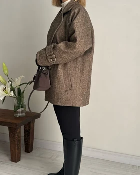 پالتوجناغی Cocoa قد کوتاه (نسکافه ای)