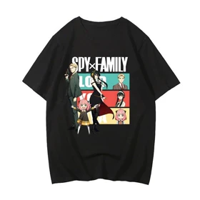 تیشرت جاسوس و خانواده | تیشرت Spy x Family طرح yor loid anya کد 125996