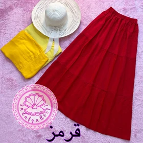 دامن نخی طبقه‌ای بلند