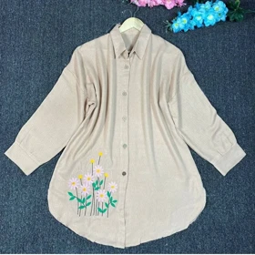 مانتو زنانه گلدوزی شده