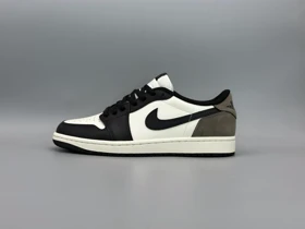 کتانی نایکی جردن1لو دارک موکا مستر/Nike Air Jordan 1 low