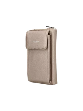 کیف پول و کیف موبایل زنانه دیوید جونز مدل P138-903
