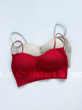 نیم‌تنه کاپ‌دار کبریتی جلو دکمه