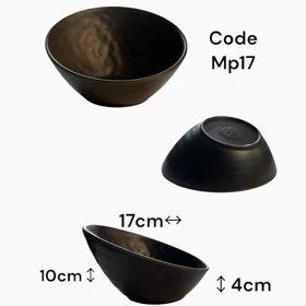 کاسه کج سیب 4عددی - 17mp