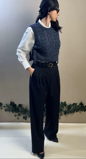 ژیله بافت سورمه ای