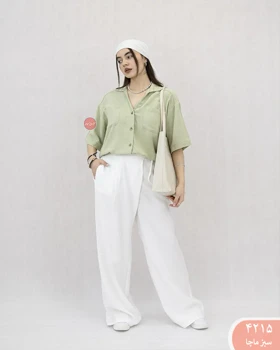 شومیز لینن ملین 4215