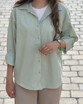 شومیز لینن ماچا