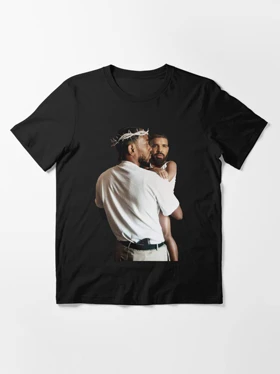 تیشرت kendrick lamar طرح Kendrick Lamar Holding Baby Drake