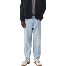 شلوار جین نیم بگ بدون جنسیت pull & bear کد 381