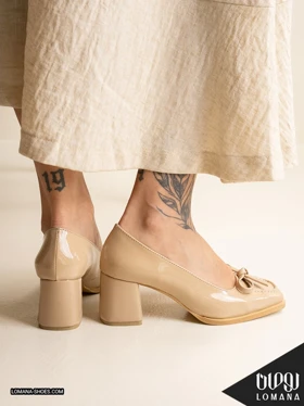 پاشنه ورنی پاپیونی لومانا - کد 2776