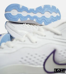 کفش کتانی مردانه و زنانه سفید آبی NIKE zoom X