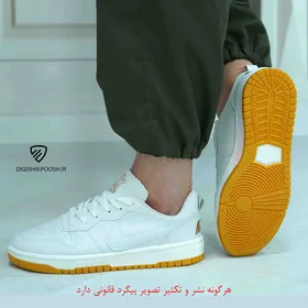 کتانی نایک SB سفید کاراملی