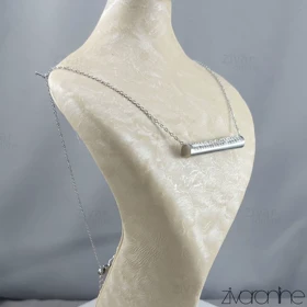 گردنبند زنانه استیل طرح سواروسکی 50013