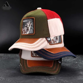 کلاه گورین طرح گرگ Trucker Cap HA5