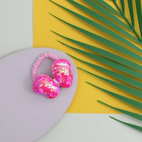 کش سر پروانه پولکی براق در رنگ‌های متنوع و جذاب