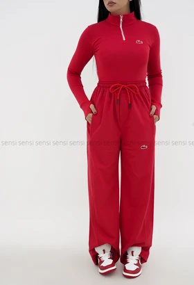 ست کراپ شلوار زنانه Lacosteکد1006894