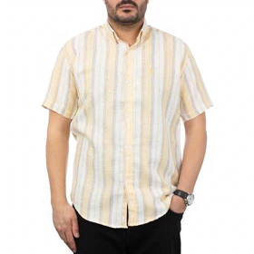 پیراهن آستین کوتاه کنفی مردانه تن کوک مدل 12111010