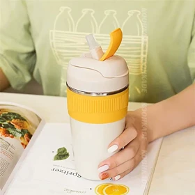 تراول ماگ 480ML دور سیلیکونی AHHUAT