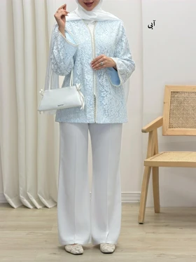 4054-کت مزونی مروارید