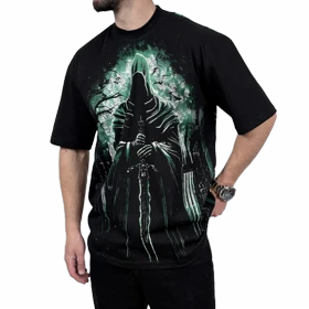 تیشرت آستین کوتاه مردانه مشکی مدل KADO