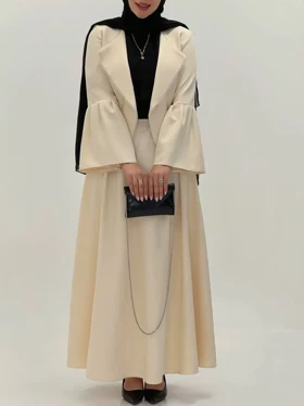 3581-کت و دامن روژان (ایراددار)