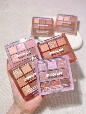 پالت سایه چشم 9 رنگ شیگلم SHEGLAM Eyeshadow Palette حجم 9.5 گرم