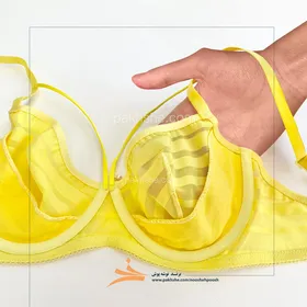 ست توری فنردار زرد برند نوشه پوش