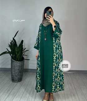 پیراهن مانتویی شیدا