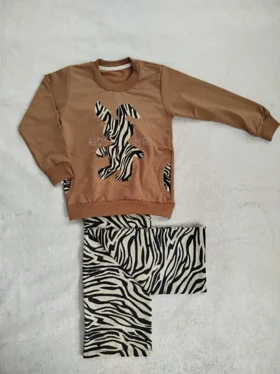 ست بلوز شلوار گورخری 7263
