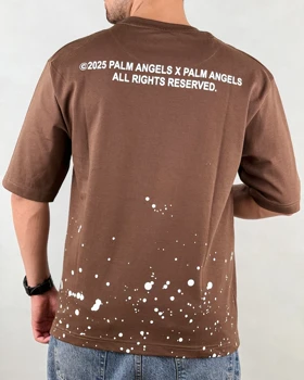 تیشرت مردانه اسپرت ماکان ترام رنگ قهوه ای کد 10307