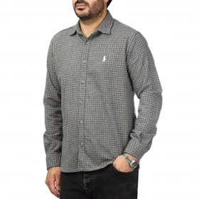 پیراهن آستین بلند پشمی مردانه مدل 6103896