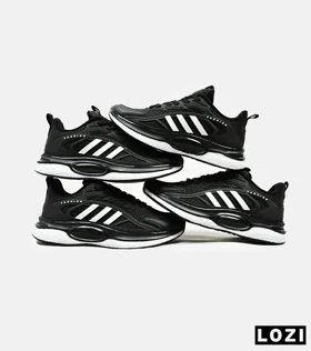 کفش کتانی مردانه مشکی سفید ADIDAS UltraBoost