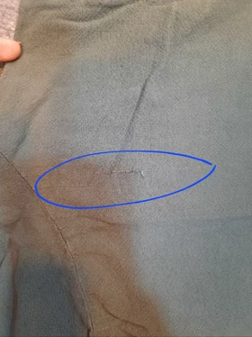 پیراهن مانتویی دریا ( دارای ایراد جزیی )