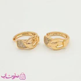 گوشواره حلقه‌ای ژوپینگ مدل کمربند