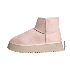 نیم بوت مدل UGG_ کرم کد 1555