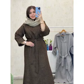 پیراهن پشمی بلند پاییزی لیا