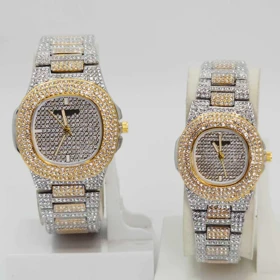 ساعت مچی ست مردانه و زنانه پتک فیلیپ Patek Philippe فول نگین