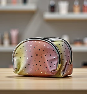 کیف لوازم آرایش سه تیکه ستاره ای