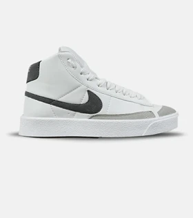کفش کتانی ساق‌دار مردانه و زنانه سفید طوسیNike Blazer Low 77 مدل 7931