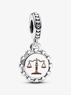 چارم آویز وکیل حکاکی شده پاندورا